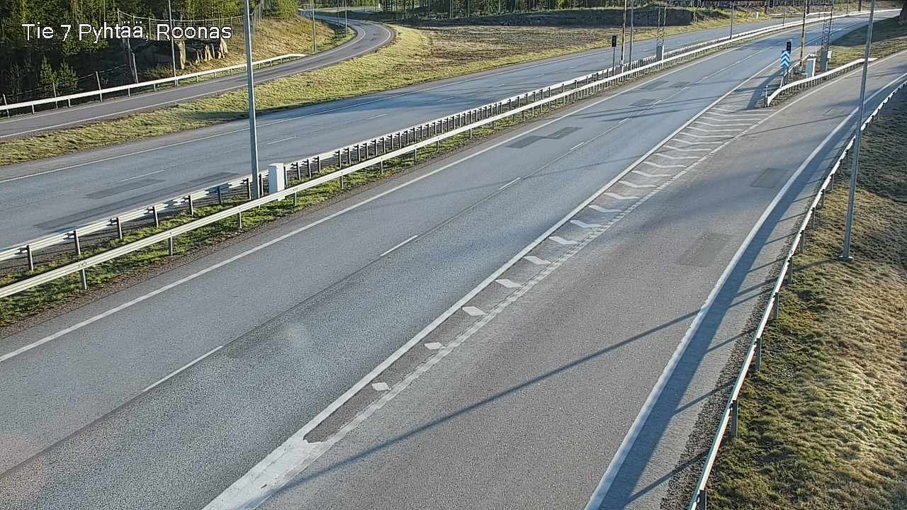 Weather Camera Image Väg 7 Pyttis, Rånäs, Pyhtää, Kymenlaakso
