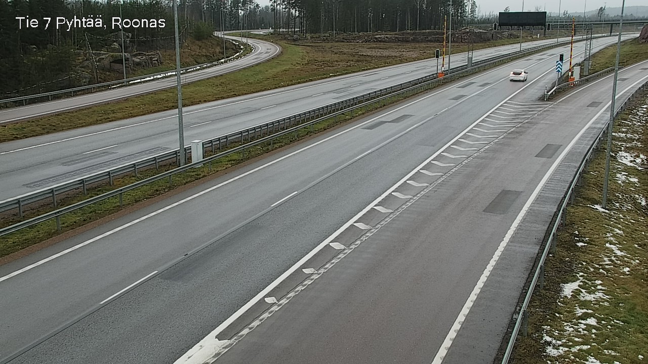 Weather Camera Image Väg 7 Pyttis, Rånäs, Pyhtää, Kymenlaakso