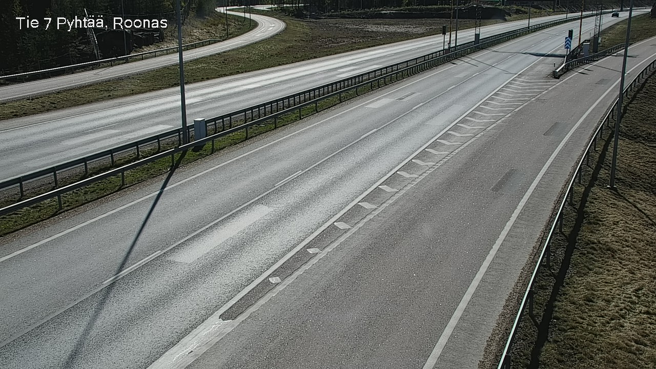 Weather Camera Image Väg 7 Pyttis, Rånäs, Pyhtää, Kymenlaakso