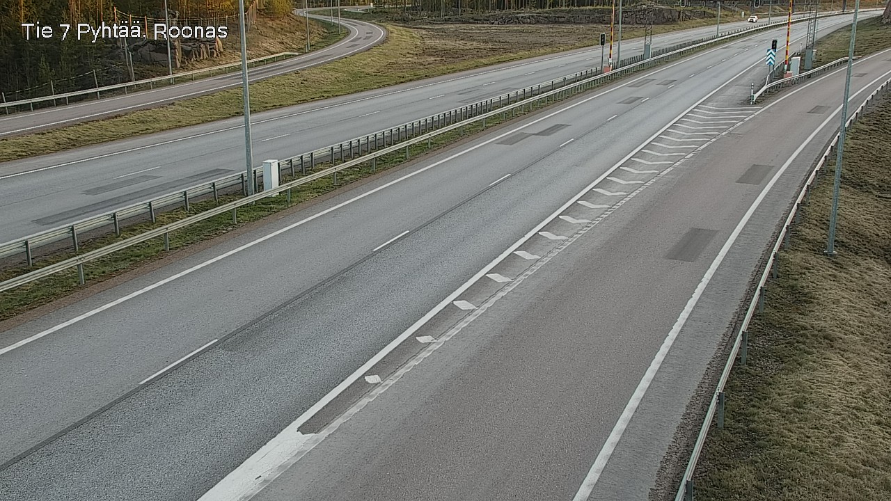 Weather Camera Image Väg 7 Pyttis, Rånäs, Pyhtää, Kymenlaakso