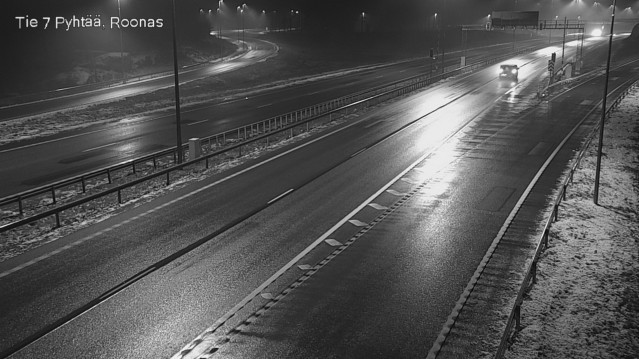 Weather Camera Image Väg 7 Pyttis, Rånäs, Pyhtää, Kymenlaakso