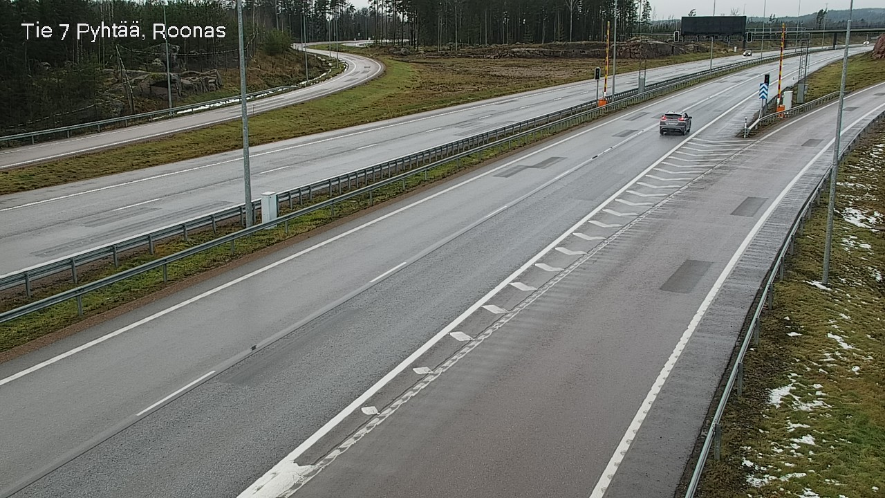 Weather Camera Image Väg 7 Pyttis, Rånäs, Pyhtää, Kymenlaakso