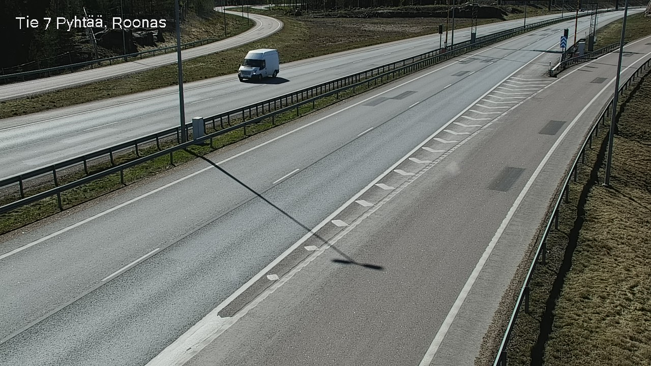 Weather Camera Image Väg 7 Pyttis, Rånäs, Pyhtää, Kymenlaakso