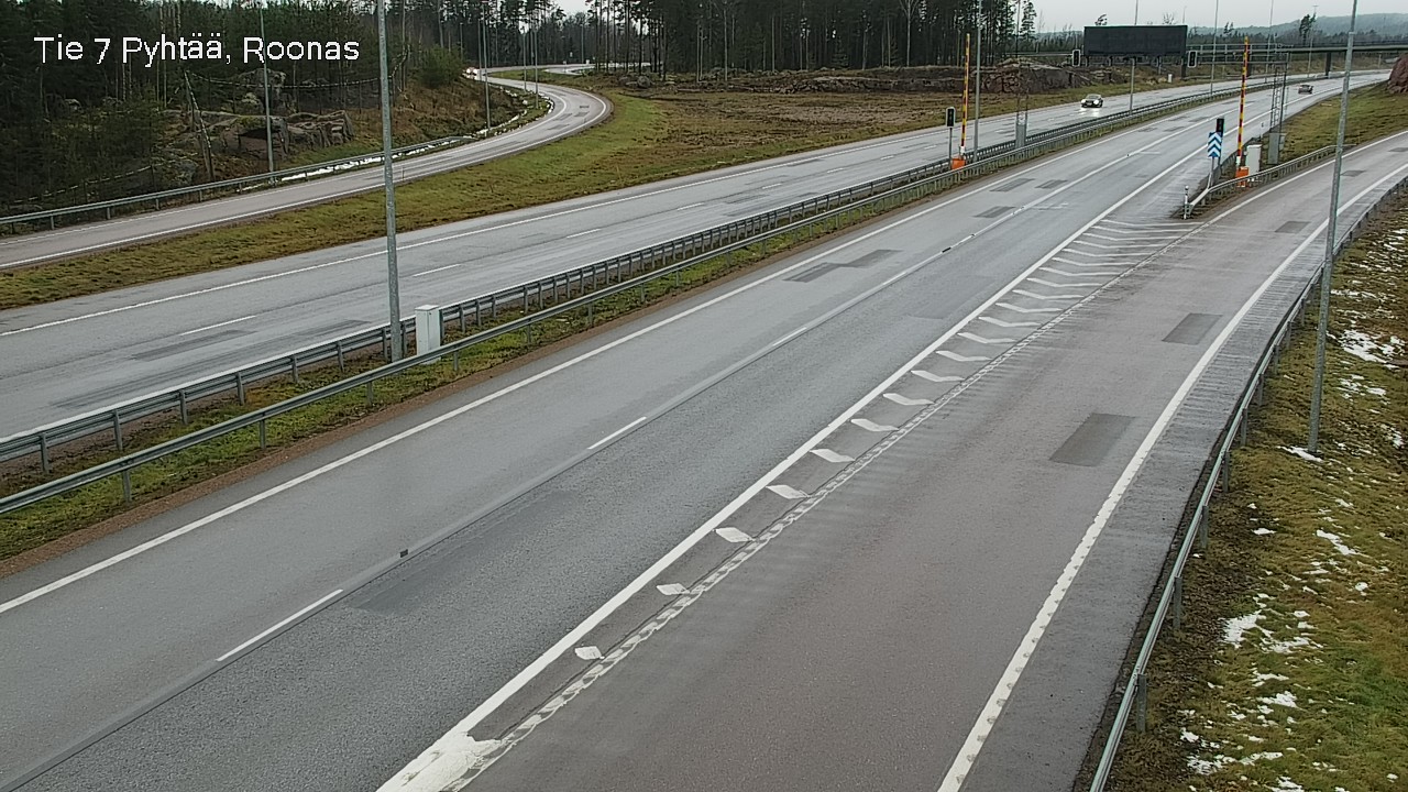 Weather Camera Image Väg 7 Pyttis, Rånäs, Pyhtää, Kymenlaakso