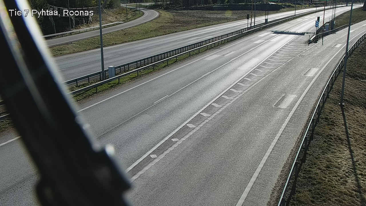 Weather Camera Image Väg 7 Pyttis, Rånäs, Pyhtää, Kymenlaakso
