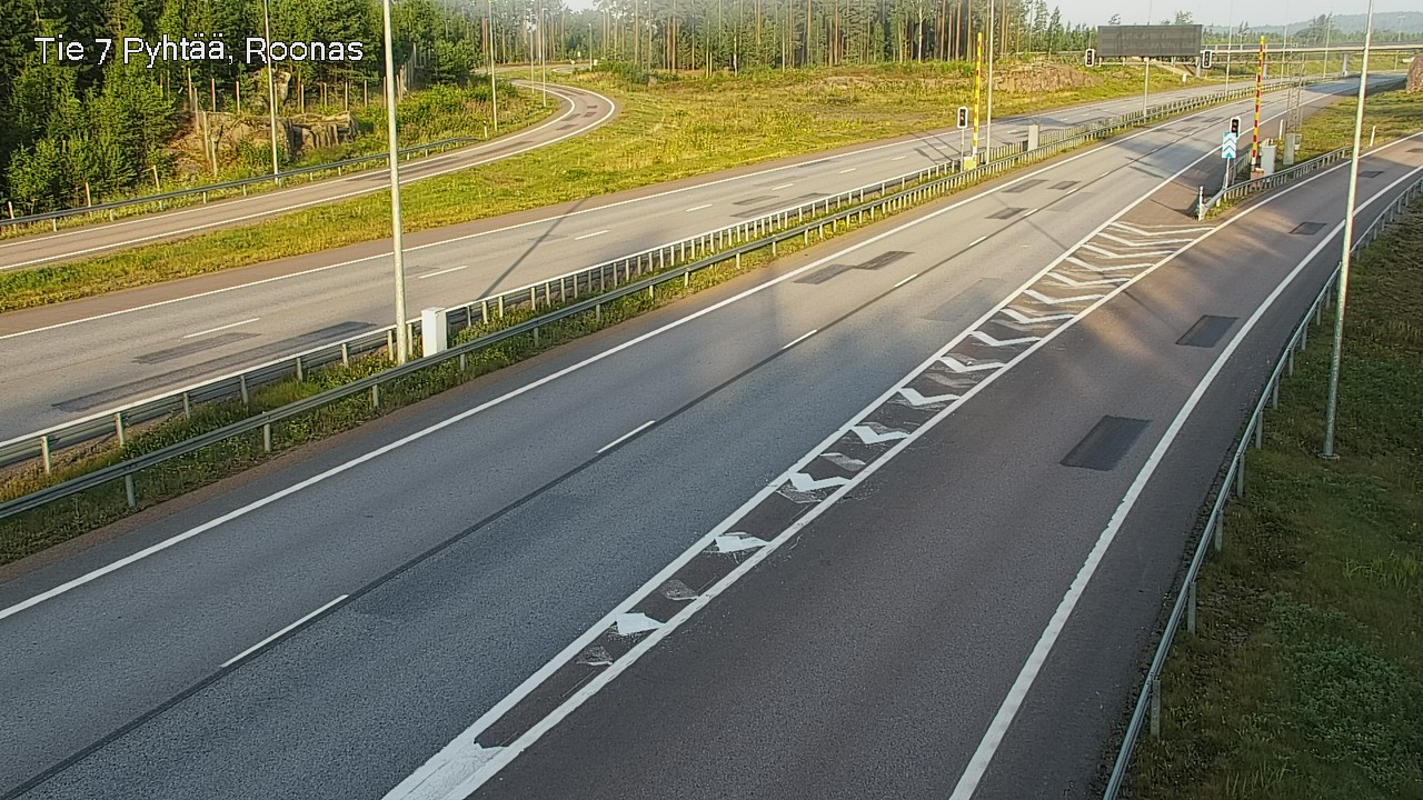 Weather Camera Image Road 7 Pyhtää, Roonas, Pyhtää, Kymenlaakso