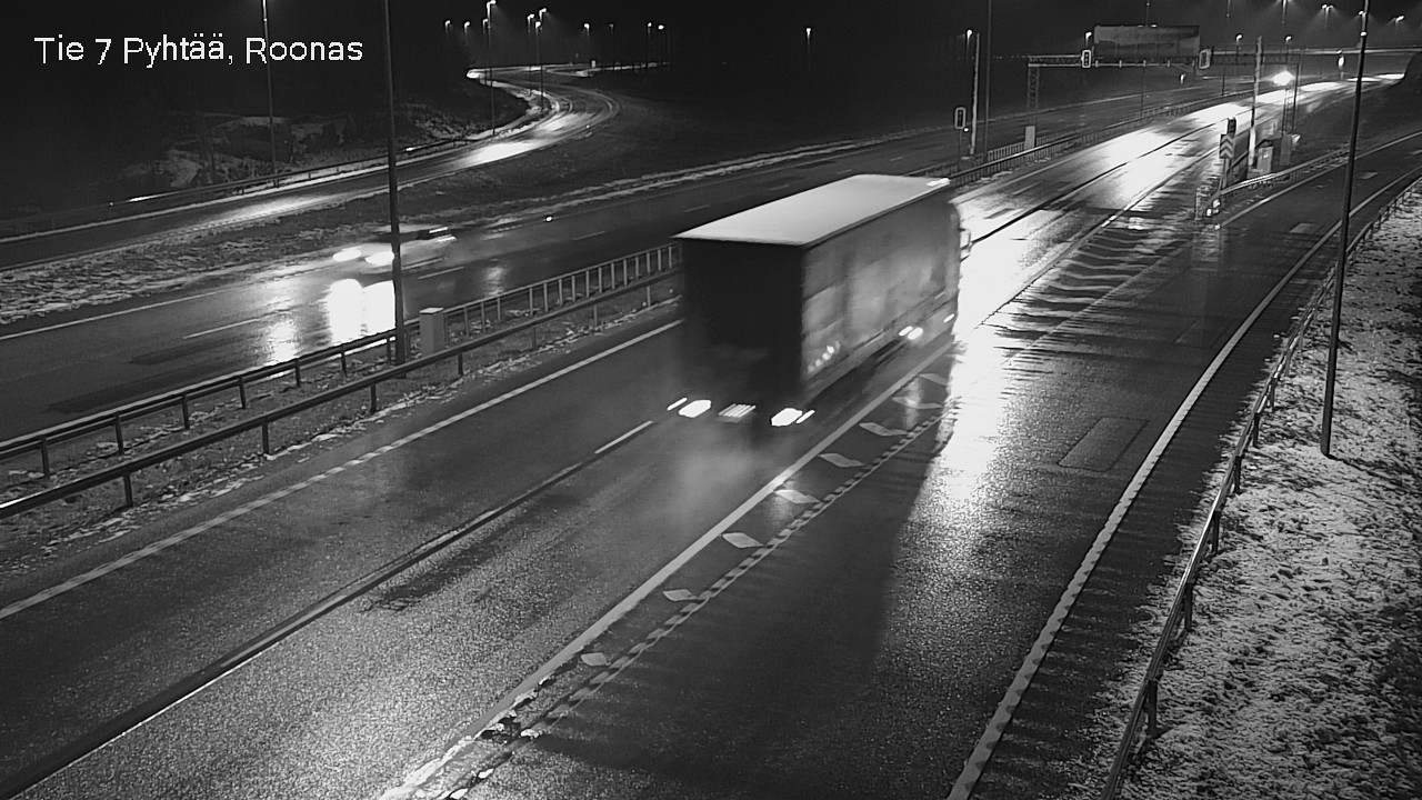 Weather Camera Image Väg 7 Pyttis, Rånäs, Pyhtää, Kymenlaakso