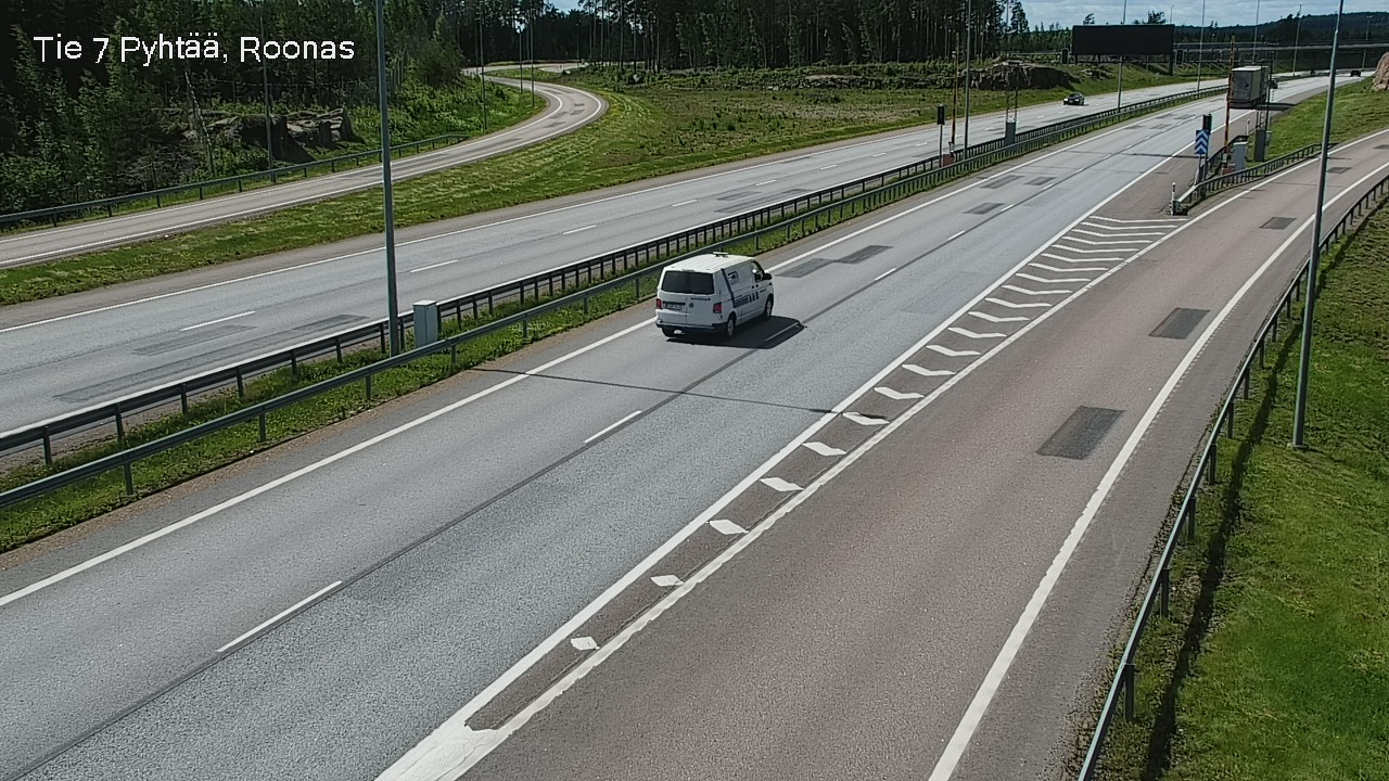 Weather Camera Image Väg 7 Pyttis, Rånäs, Pyhtää, Kymenlaakso