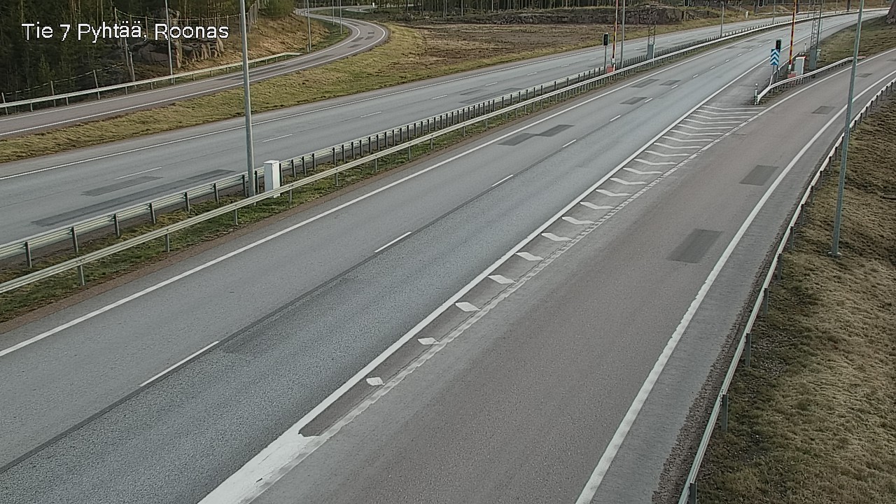 Weather Camera Image Väg 7 Pyttis, Rånäs, Pyhtää, Kymenlaakso