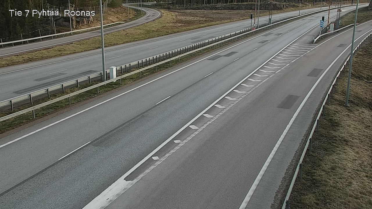 Weather Camera Image Väg 7 Pyttis, Rånäs, Pyhtää, Kymenlaakso