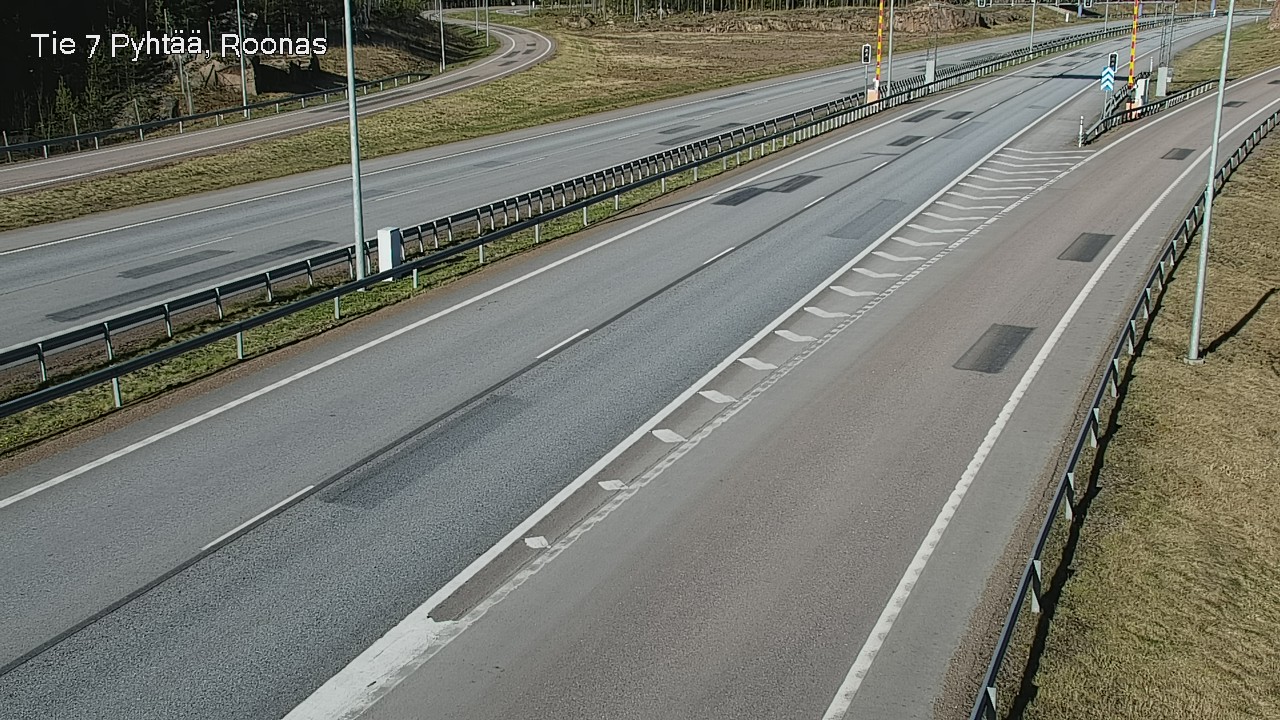 Weather Camera Image Väg 7 Pyttis, Rånäs, Pyhtää, Kymenlaakso