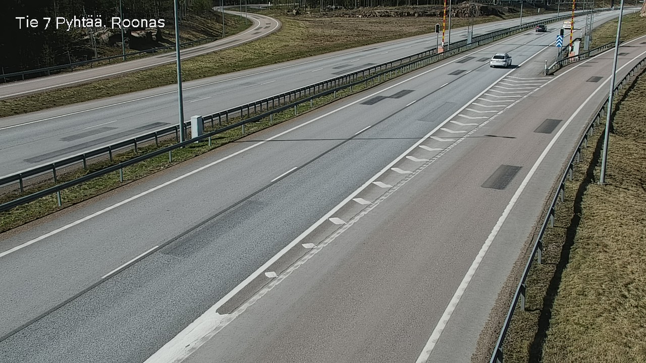 Weather Camera Image Väg 7 Pyttis, Rånäs, Pyhtää, Kymenlaakso