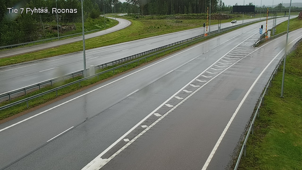 Weather Camera Image Väg 7 Pyttis, Rånäs, Pyhtää, Kymenlaakso