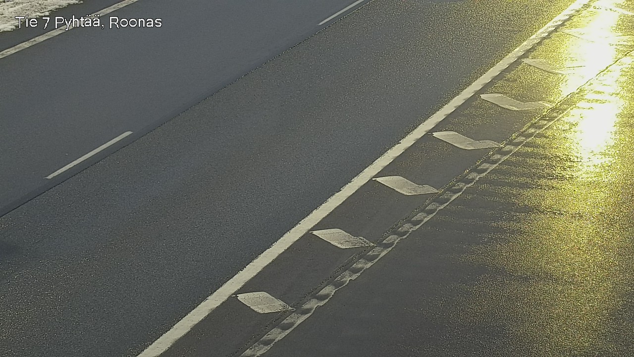 Weather Camera Image Väg 7 Pyttis, Rånäs, Pyhtää, Kymenlaakso