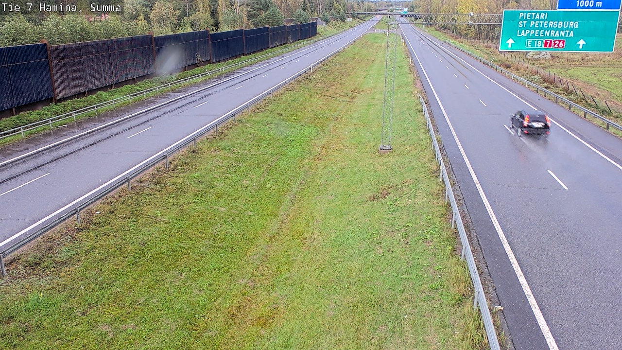 Weather Camera Image Tie 7 Hamina, Summa, Hamina, Kymenlaakso
