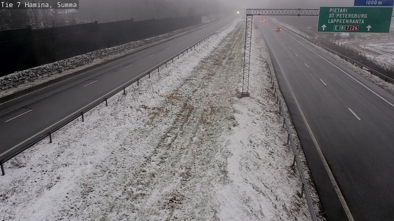 Weather Camera Image Tie 7 Fredrikshamn, Summa, Hamina, Kymenlaakso