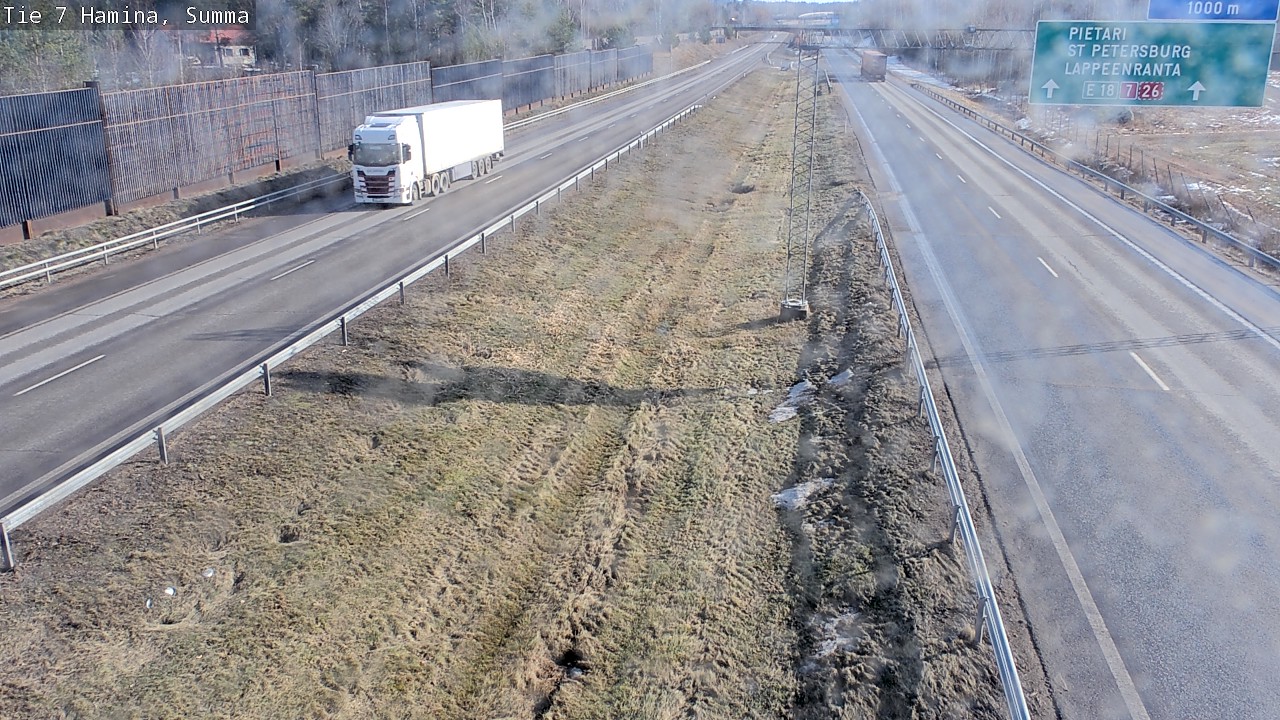 Weather Camera Image Tie 7 Hamina, Summa, Hamina, Kymenlaakso