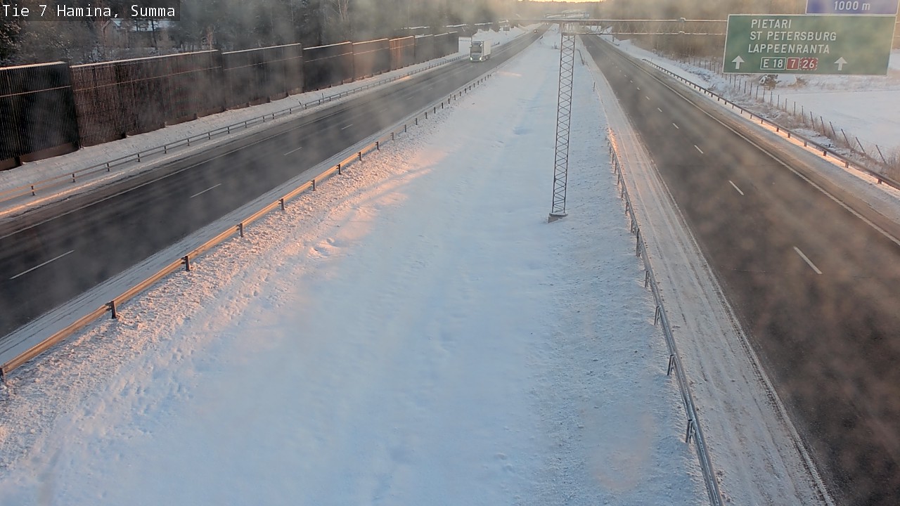Weather Camera Image Tie 7 Hamina, Summa, Hamina, Kymenlaakso