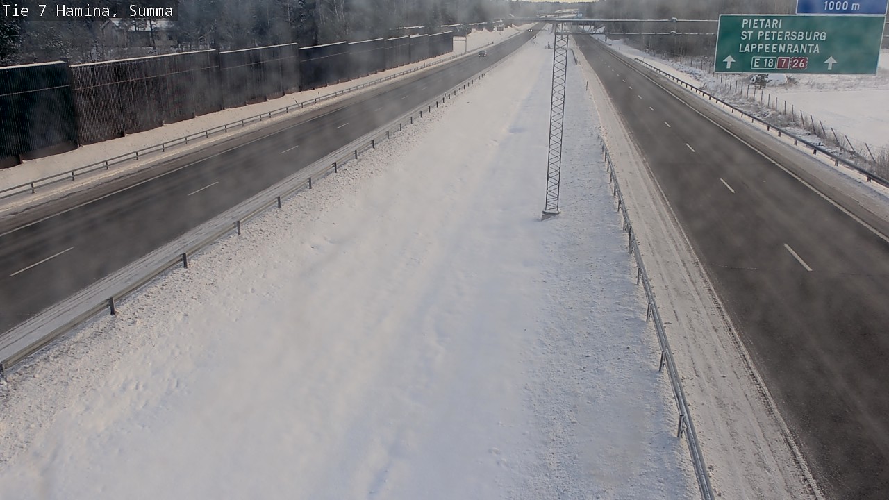 Weather Camera Image Tie 7 Hamina, Summa, Hamina, Kymenlaakso