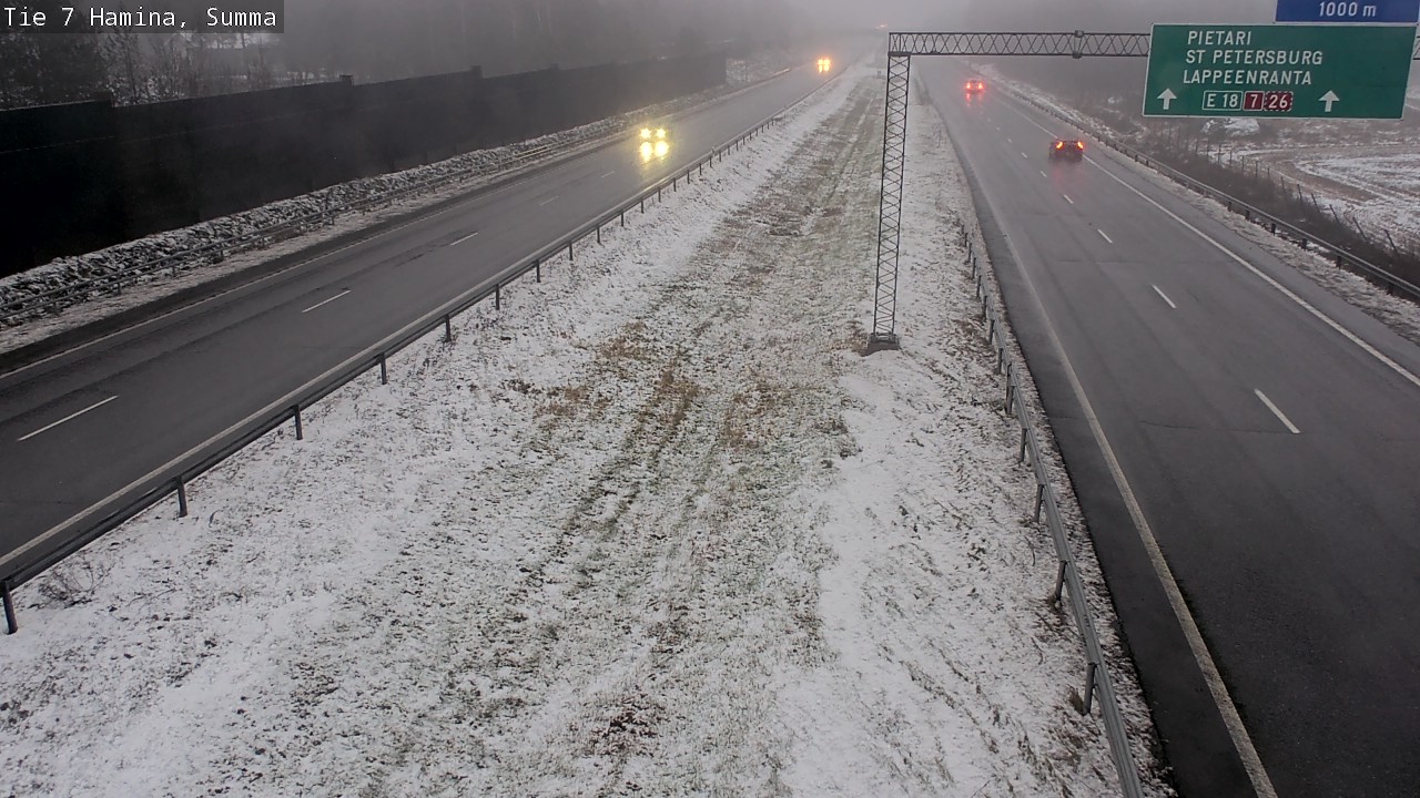 Weather Camera Image Tie 7 Fredrikshamn, Summa, Hamina, Kymenlaakso