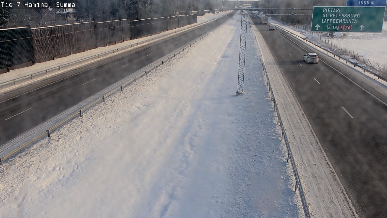 Weather Camera Image Tie 7 Hamina, Summa, Hamina, Kymenlaakso