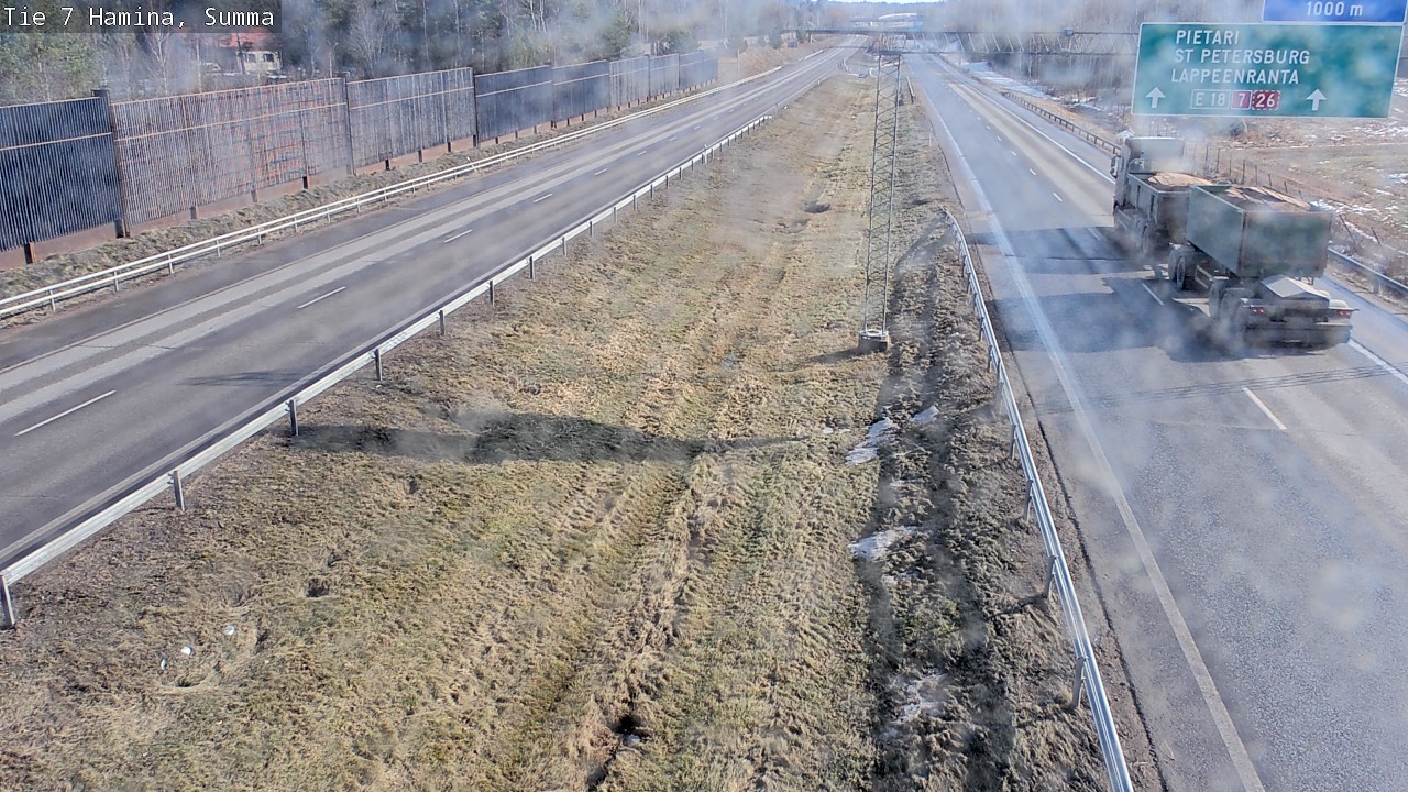 Weather Camera Image Tie 7 Hamina, Summa, Hamina, Kymenlaakso