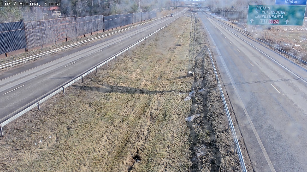 Weather Camera Image Tie 7 Hamina, Summa, Hamina, Kymenlaakso