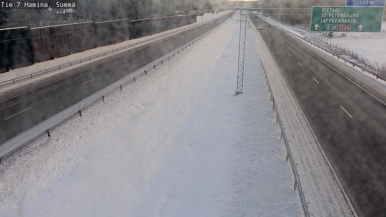 Weather Camera Image Tie 7 Hamina, Summa, Hamina, Kymenlaakso