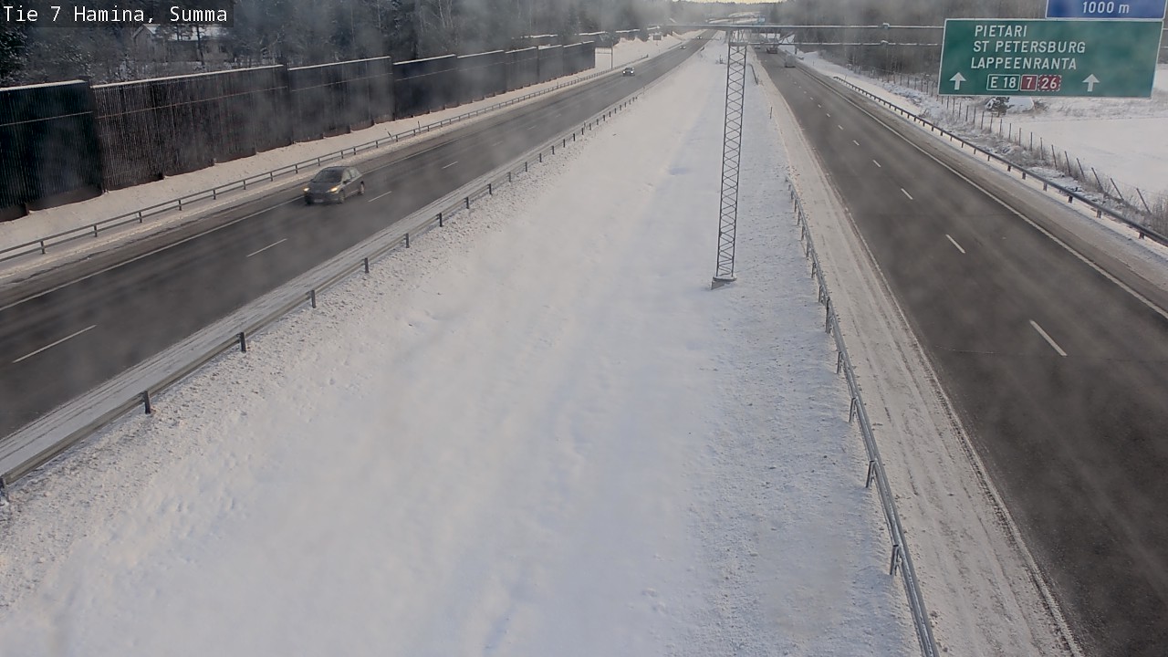 Weather Camera Image Tie 7 Hamina, Summa, Hamina, Kymenlaakso