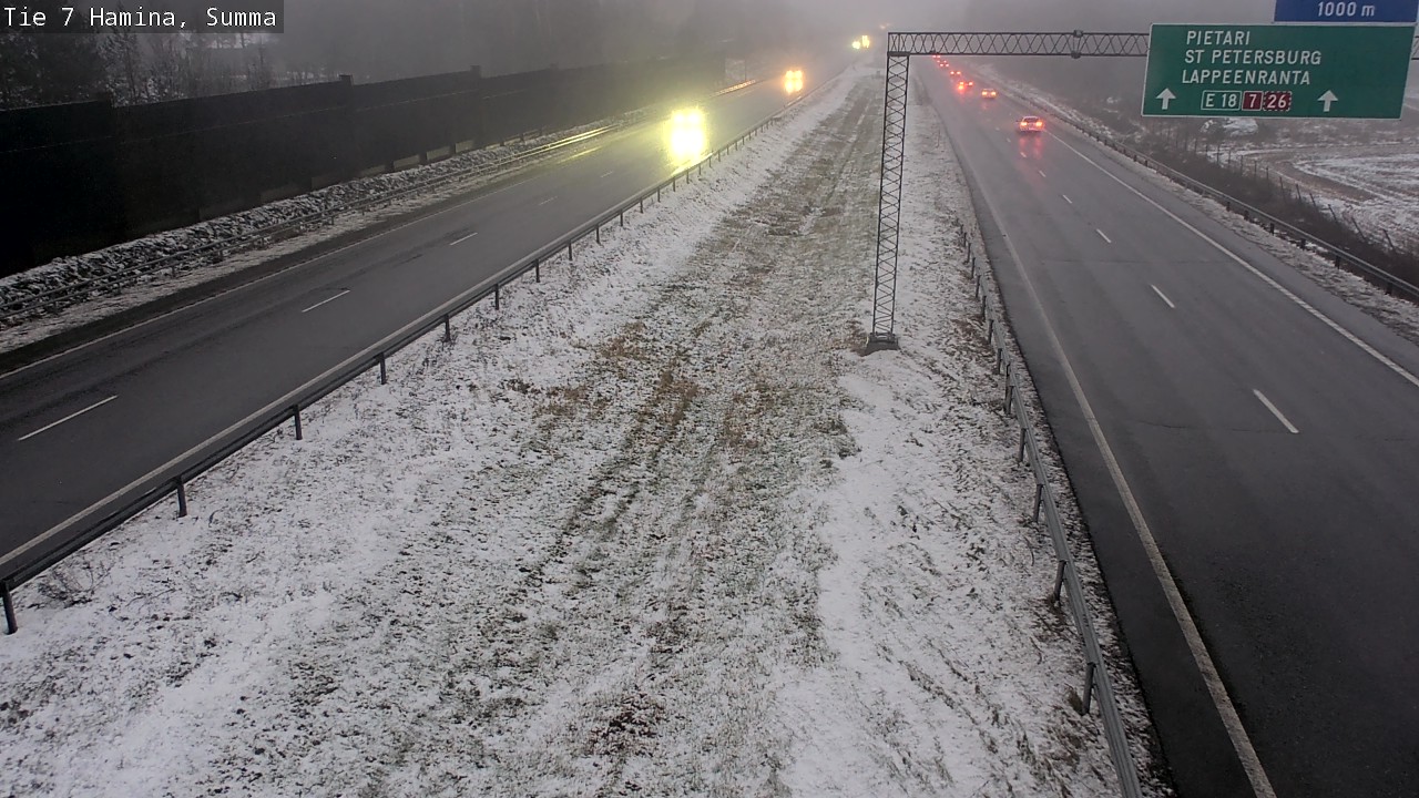 Weather Camera Image Tie 7 Fredrikshamn, Summa, Hamina, Kymenlaakso