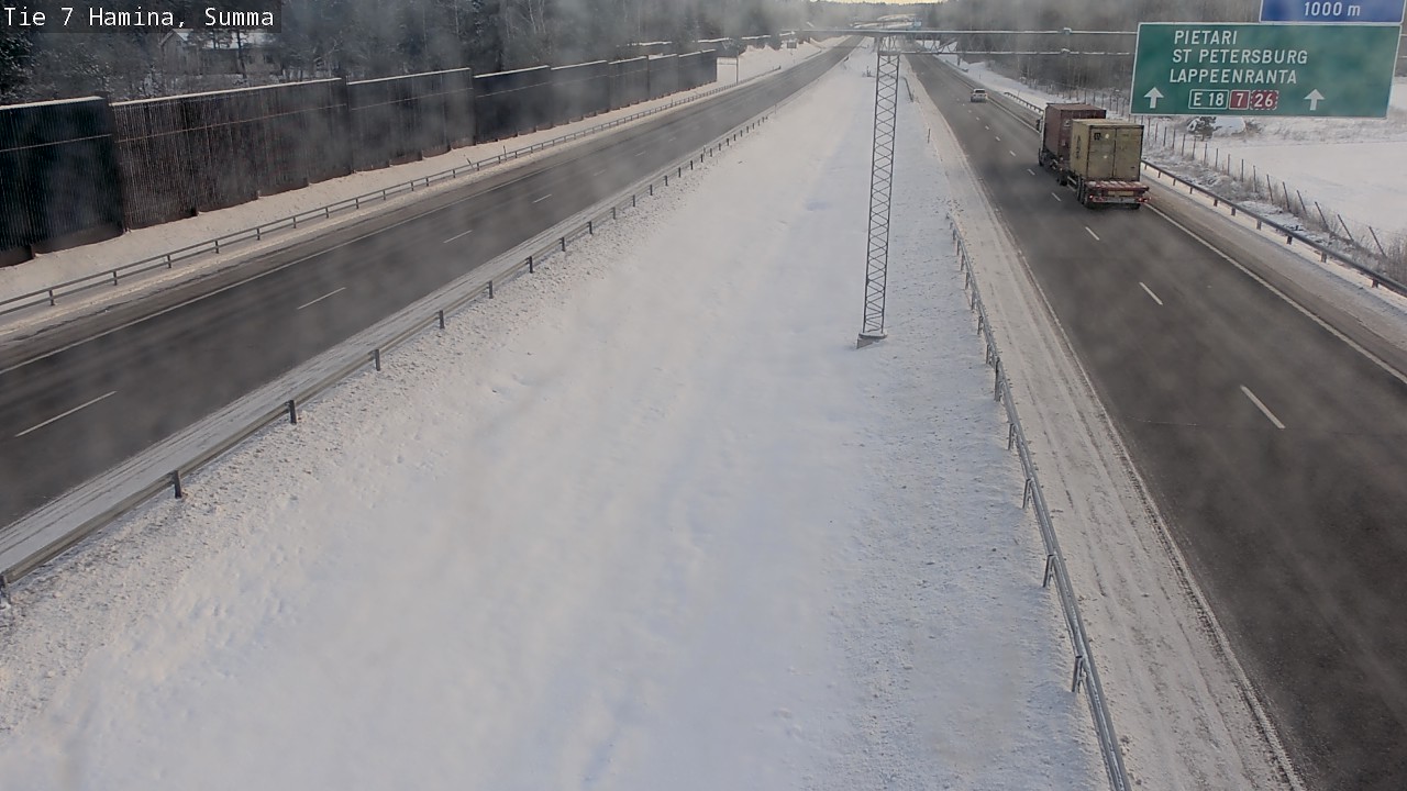 Weather Camera Image Tie 7 Hamina, Summa, Hamina, Kymenlaakso