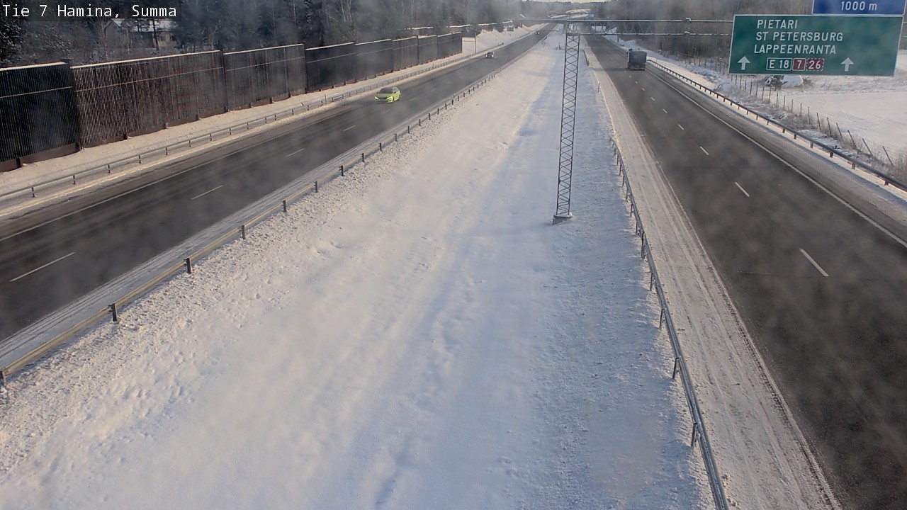 Weather Camera Image Tie 7 Hamina, Summa, Hamina, Kymenlaakso
