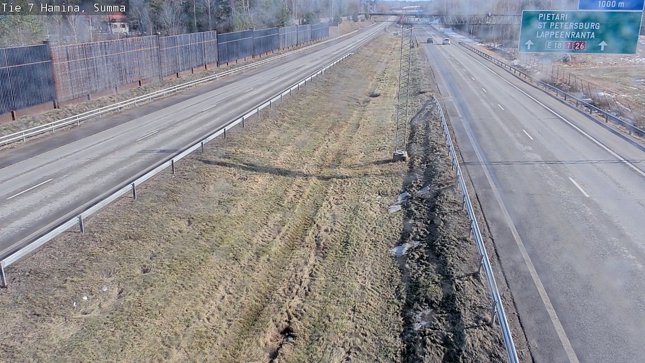 Weather Camera Image Tie 7 Hamina, Summa, Hamina, Kymenlaakso