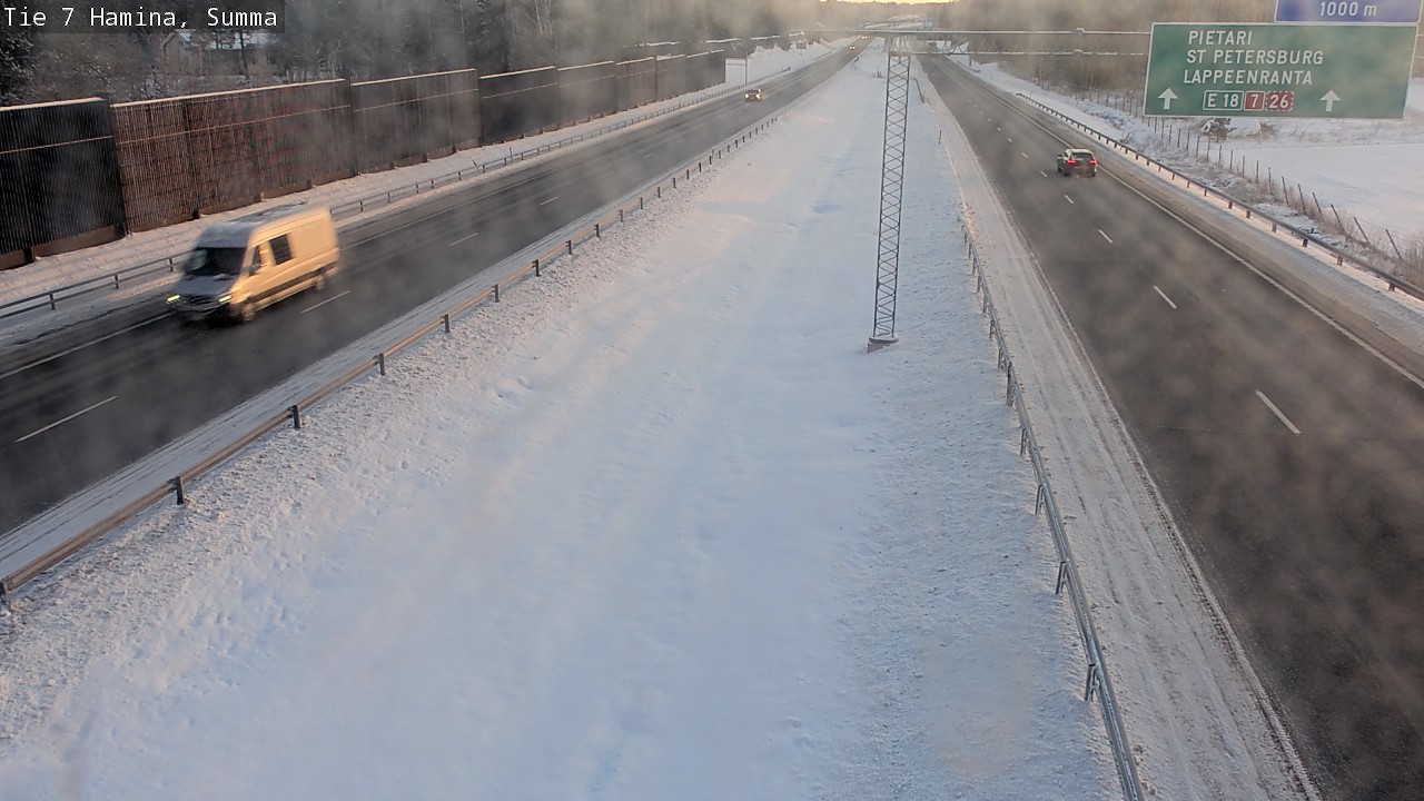 Weather Camera Image Tie 7 Hamina, Summa, Hamina, Kymenlaakso