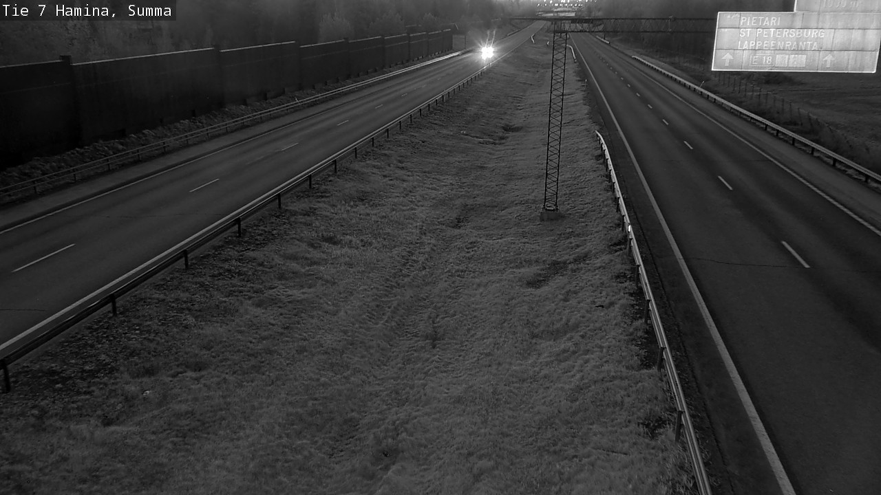 Weather Camera Image Tie 7 Fredrikshamn, Summa, Hamina, Kymenlaakso