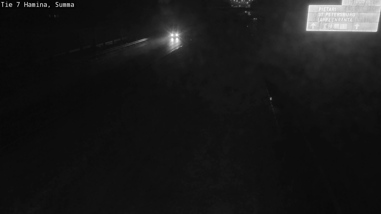 Weather Camera Image Tie 7 Fredrikshamn, Summa, Hamina, Kymenlaakso