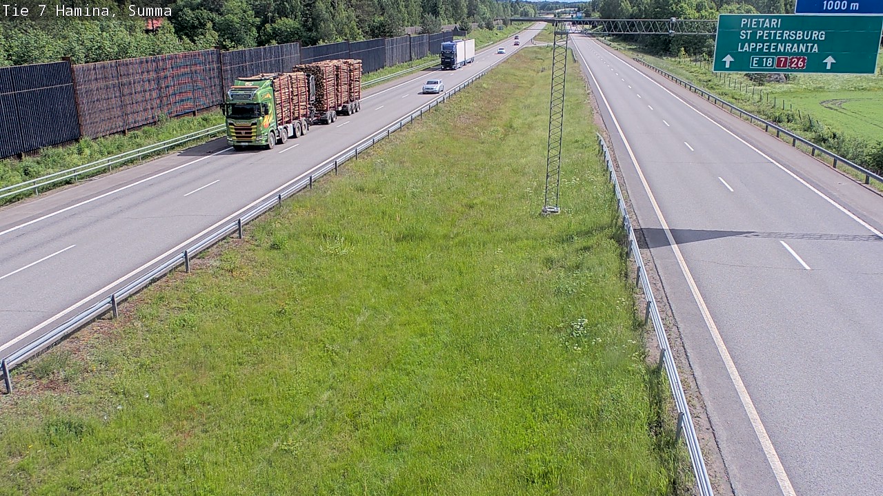 Kelikamerat Kuva Tie 7 Hamina, Summa, Hamina, Kymenlaakso
