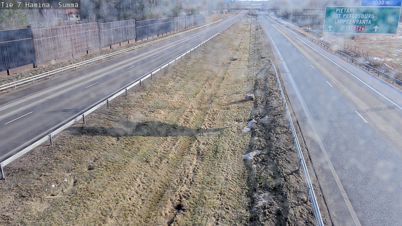 Weather Camera Image Tie 7 Hamina, Summa, Hamina, Kymenlaakso