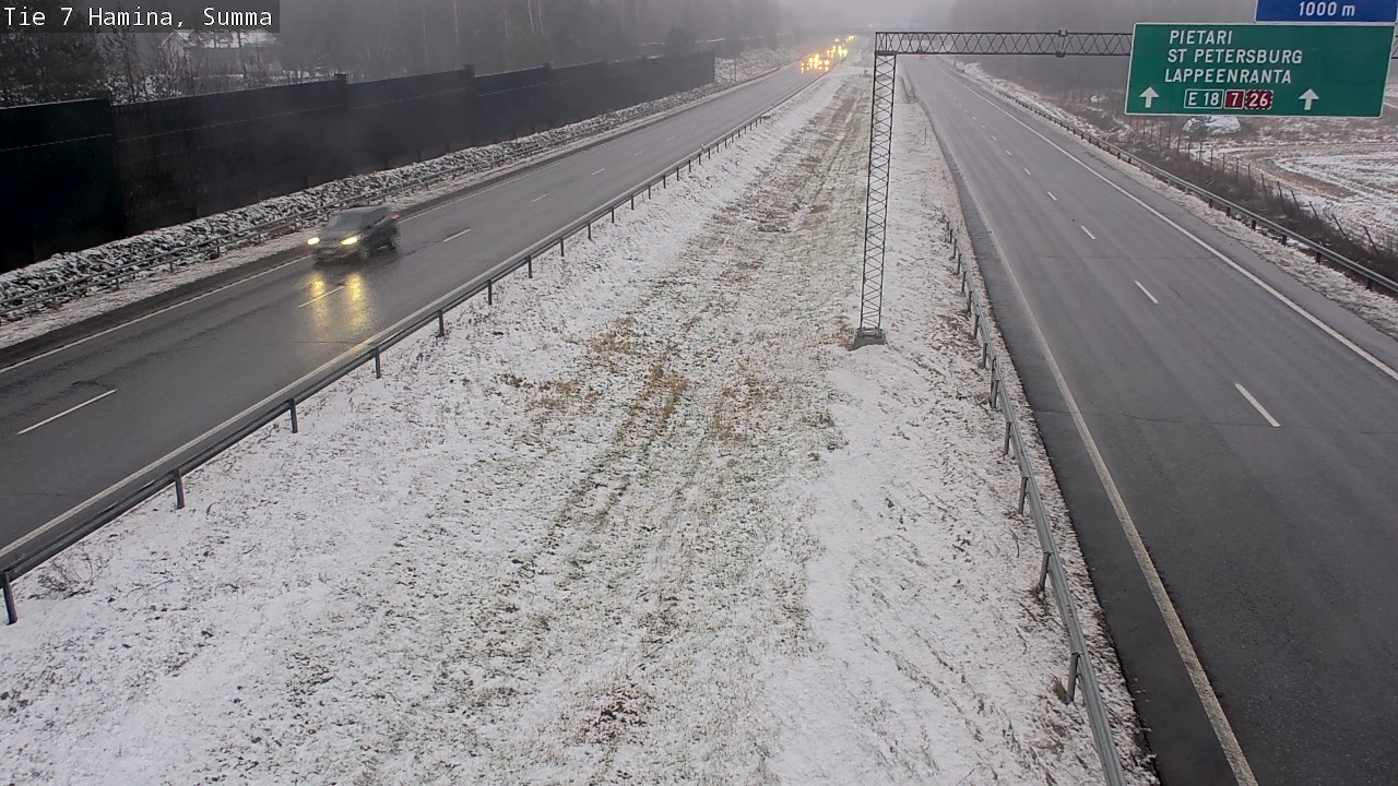 Weather Camera Image Tie 7 Fredrikshamn, Summa, Hamina, Kymenlaakso