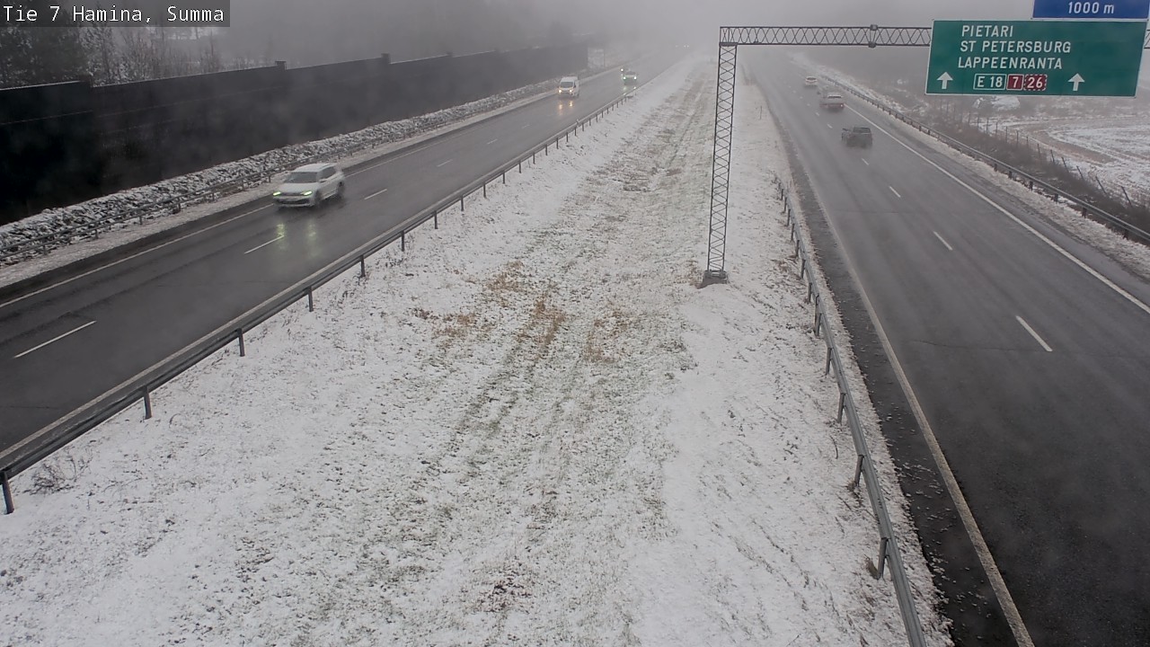 Weather Camera Image Tie 7 Fredrikshamn, Summa, Hamina, Kymenlaakso