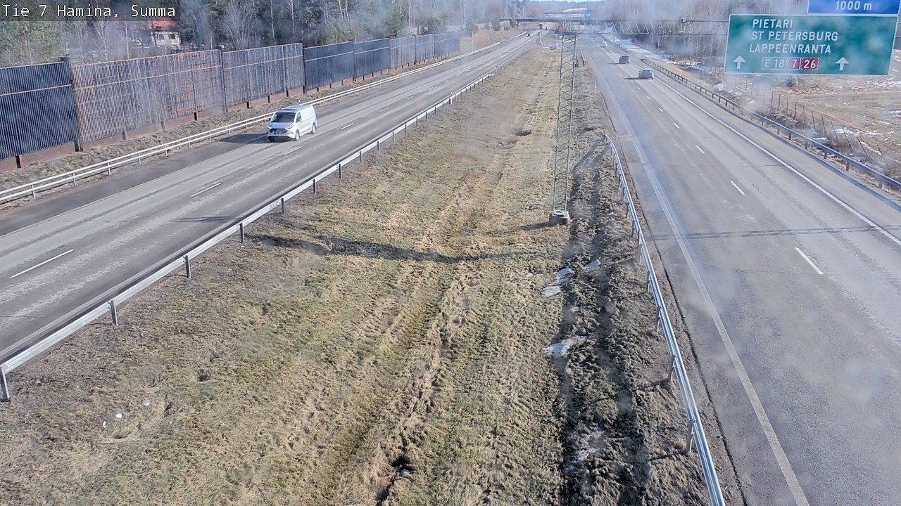 Weather Camera Image Tie 7 Hamina, Summa, Hamina, Kymenlaakso