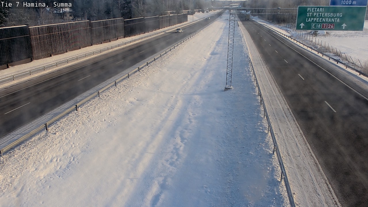 Weather Camera Image Tie 7 Hamina, Summa, Hamina, Kymenlaakso