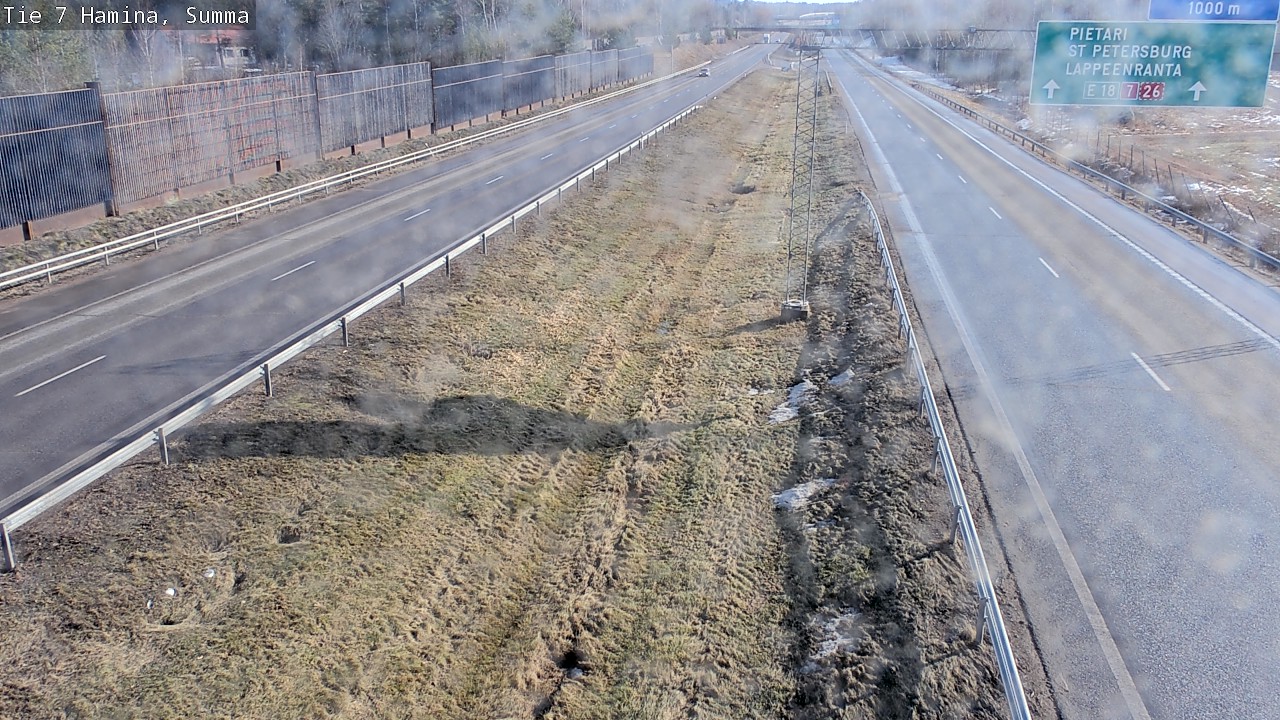 Weather Camera Image Tie 7 Fredrikshamn, Summa, Hamina, Kymenlaakso