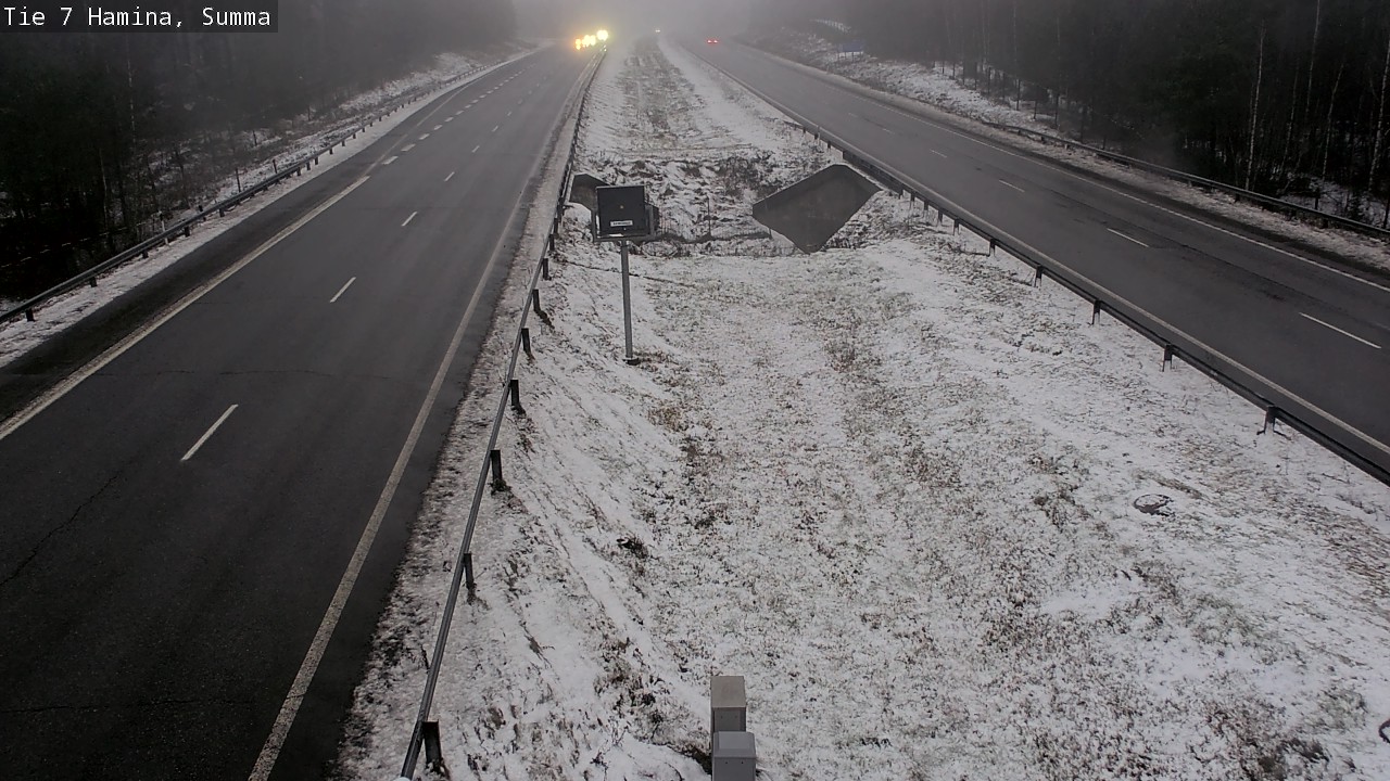 Weather Camera Image Tie 7 Fredrikshamn, Summa, Hamina, Kymenlaakso