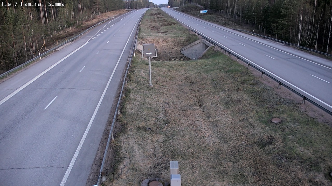 Weather Camera Image Tie 7 Hamina, Summa, Hamina, Kymenlaakso