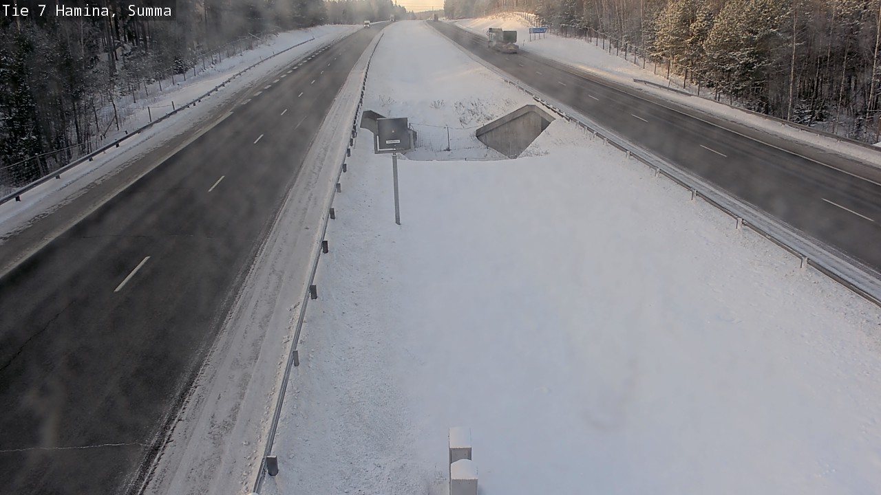 Weather Camera Image Tie 7 Fredrikshamn, Summa, Hamina, Kymenlaakso
