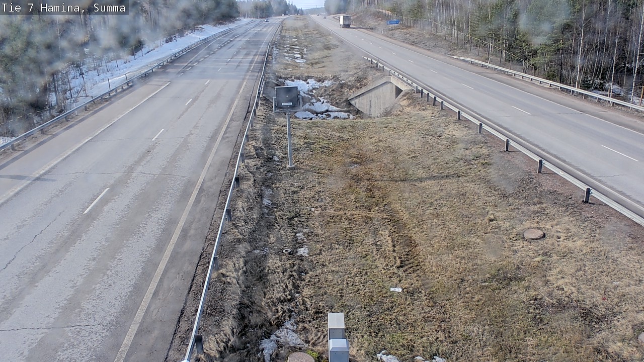 Weather Camera Image Tie 7 Fredrikshamn, Summa, Hamina, Kymenlaakso