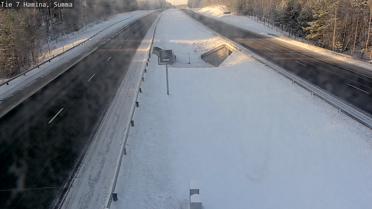 Weather Camera Image Tie 7 Fredrikshamn, Summa, Hamina, Kymenlaakso