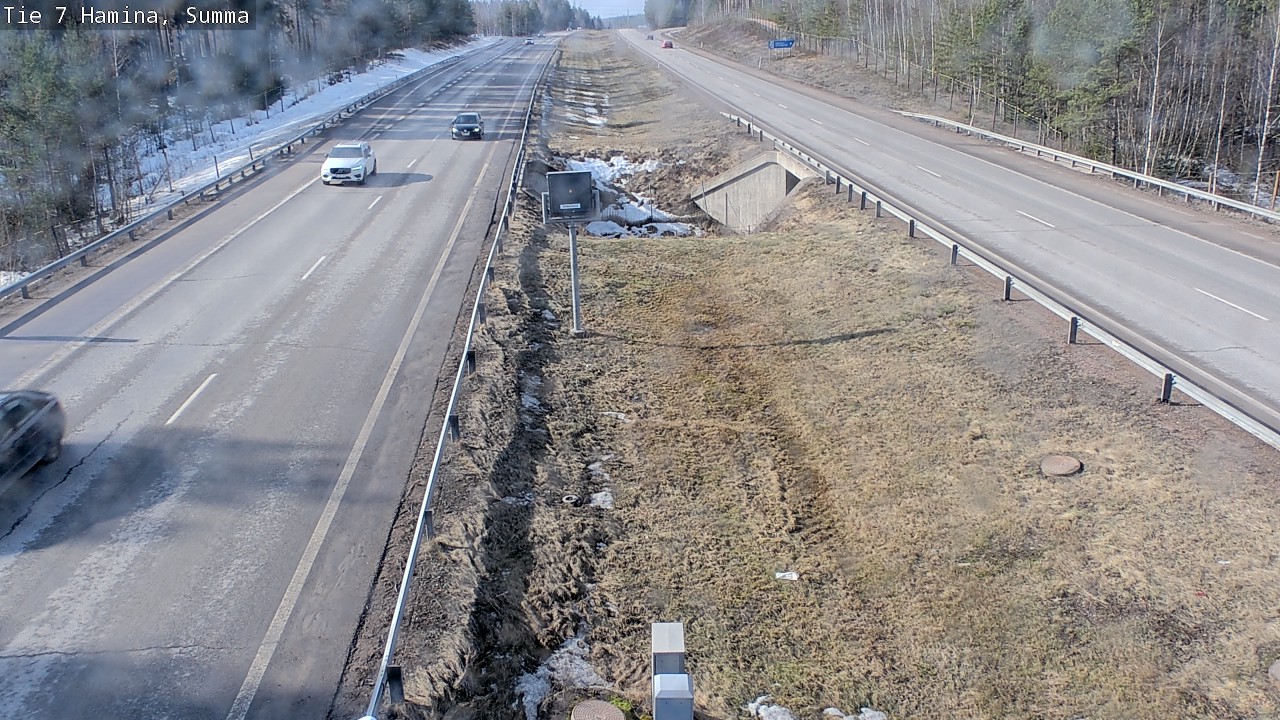 Weather Camera Image Tie 7 Fredrikshamn, Summa, Hamina, Kymenlaakso