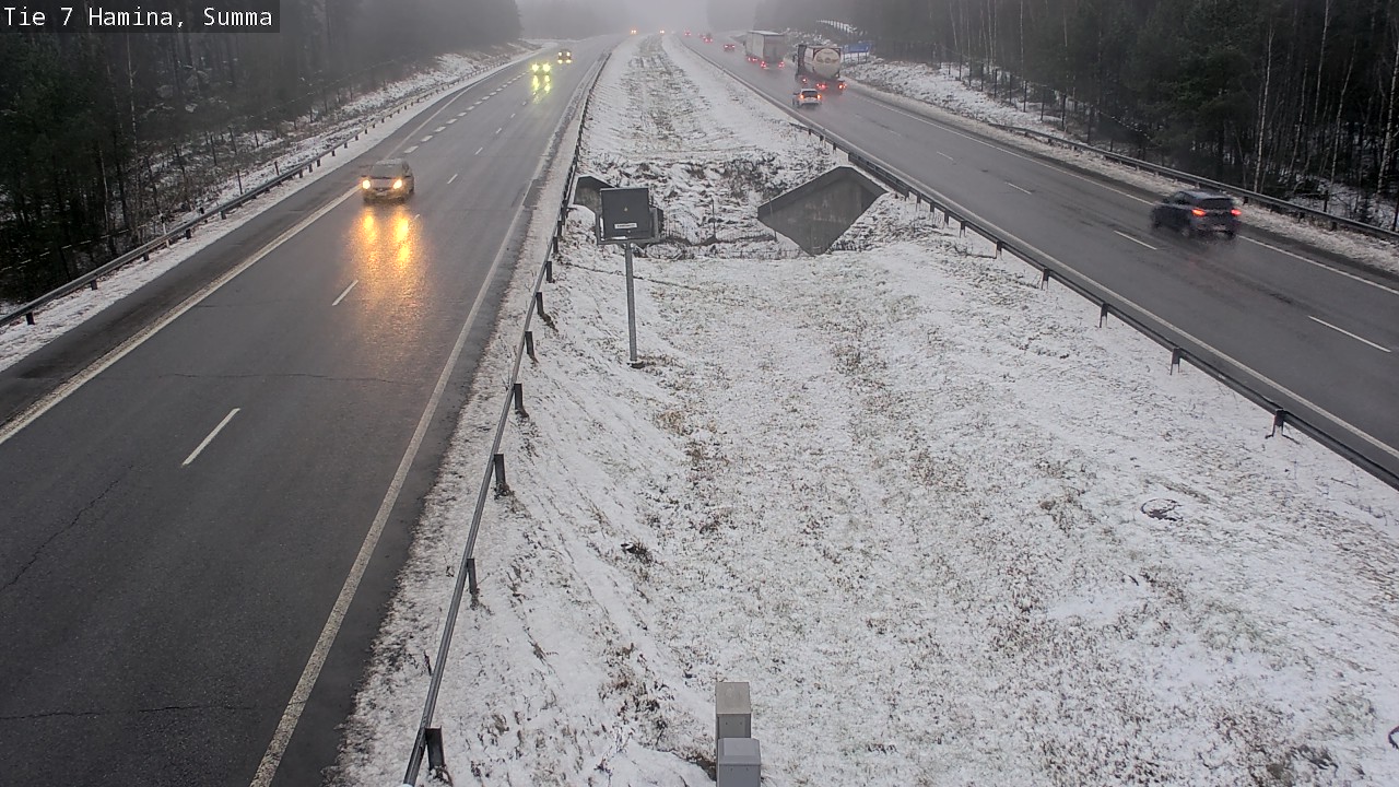 Weather Camera Image Tie 7 Fredrikshamn, Summa, Hamina, Kymenlaakso